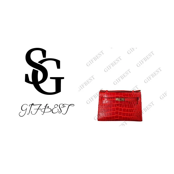 【尺寸：22*7*14】XUE-Y原创设计真皮手提单肩斜挎女包凯利鳄鱼纹