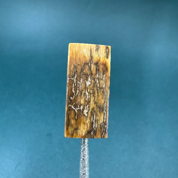 M2577天然猛犸牙一字三通12.2*9.1*26.1支持鉴定假一罚四