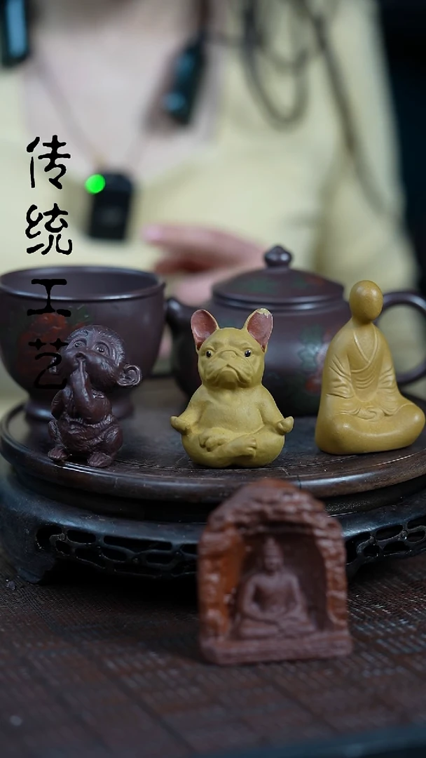 【闪购商品】紫砂茶壶原矿全手12+杯子+茶宠