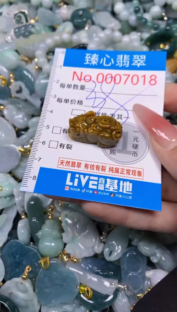 【闪购商品】翡翠颈饰未镶嵌含绳0007018