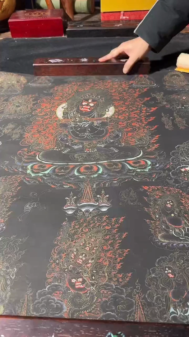 卷轴画藏式珍藏彩绘艺术馆23