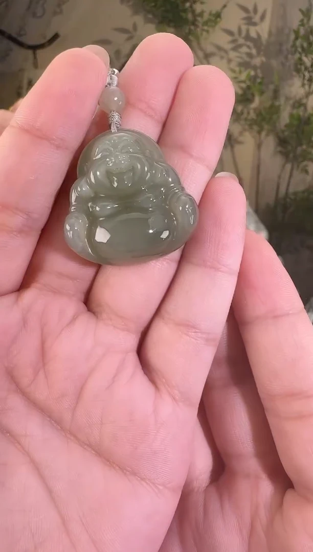 和田玉未镶嵌颈饰30佛公