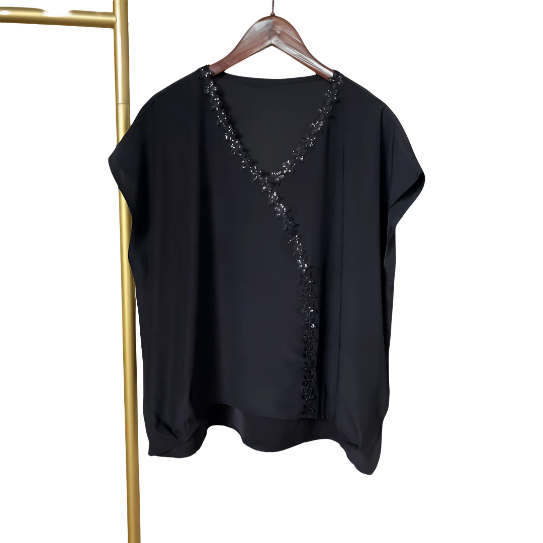 【佳佳】234设计师款高品质不规则气质宽松大码上衣显瘦