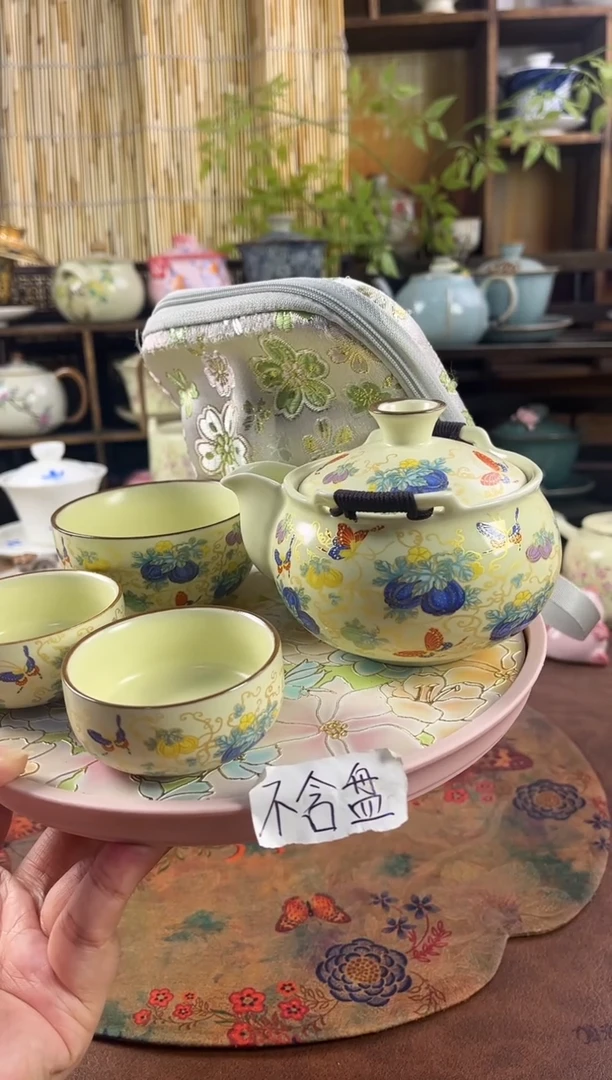 1壶3杯1个包包 不含盘