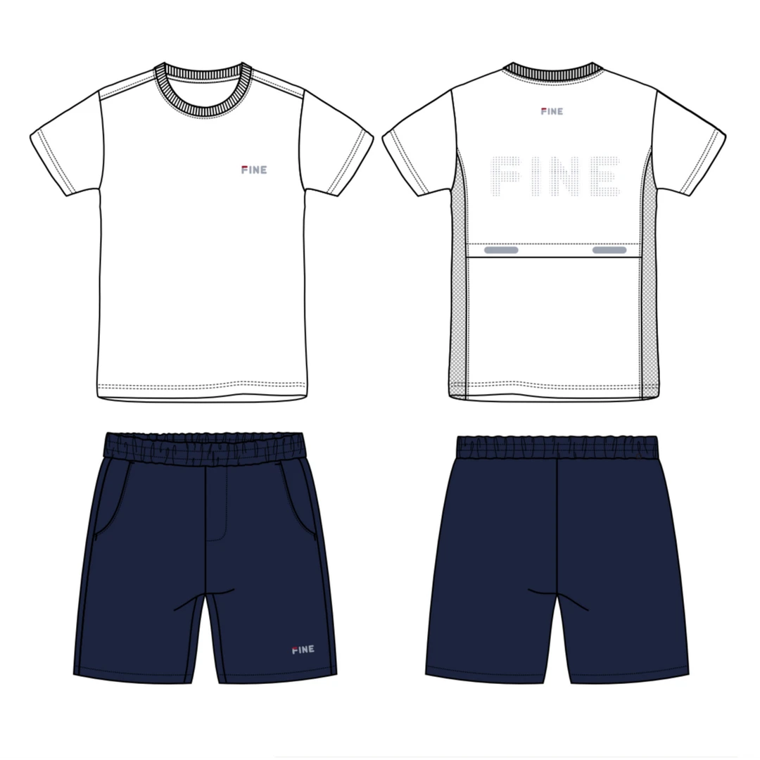 儿童时尚背心套装夏季男童女童透气新款无袖夏款两件套