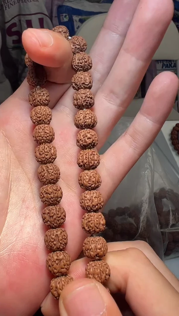 手串金刚菩提超头精挑老树玉梅花手持-11mm