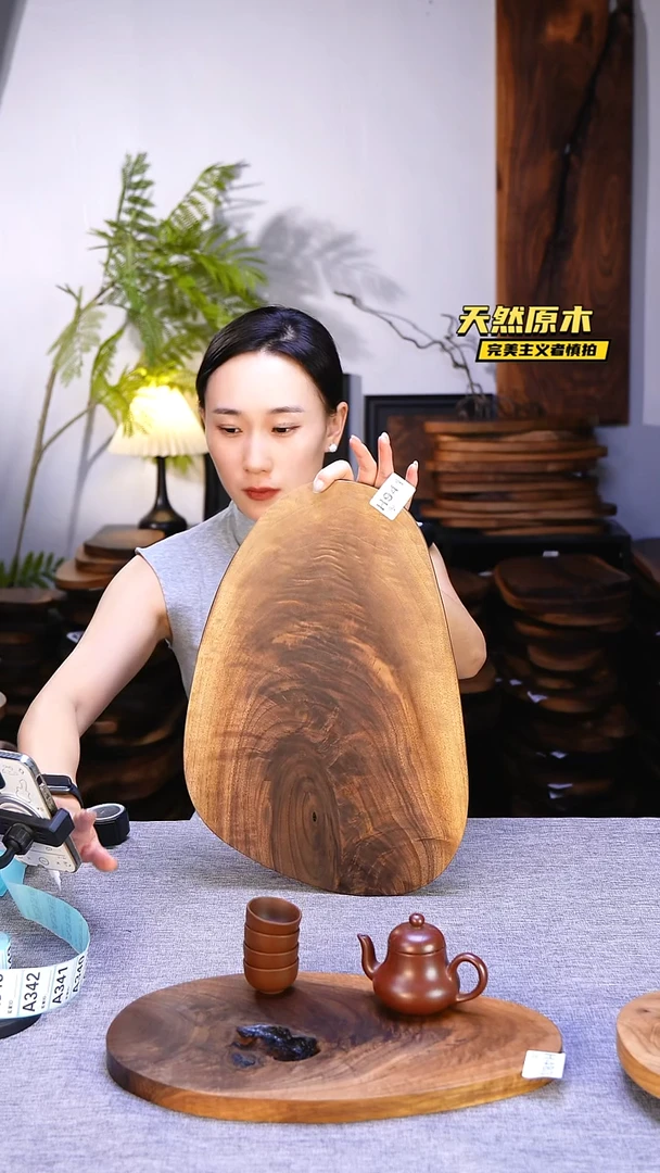 木北美黑胡桃原木.干裂疤结不属于商品质量问题完美主义者慎拍