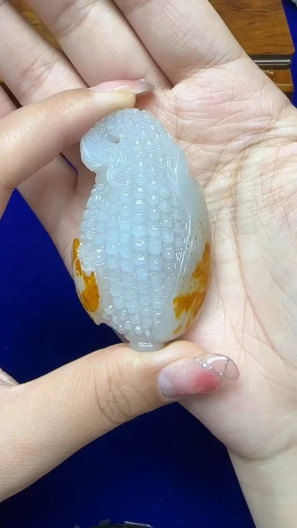 和田玉未镶嵌挂件1