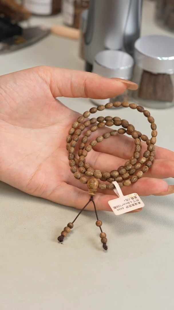 沉香手串柬埔寨菩萨4.8mm7克