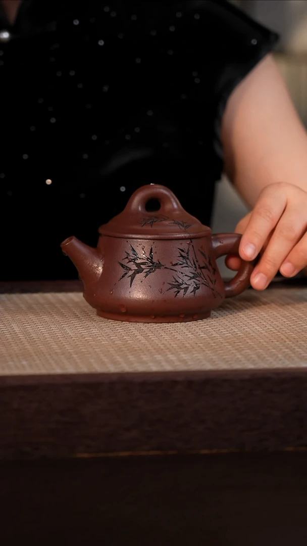 茶壶紫砂紫泥 300cc