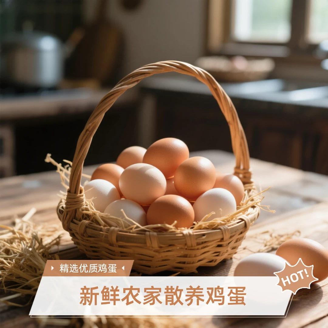 50枚营养土鸡蛋农家散养土鸡蛋农村谷物喂养农场土鸡蛋40-50g/枚