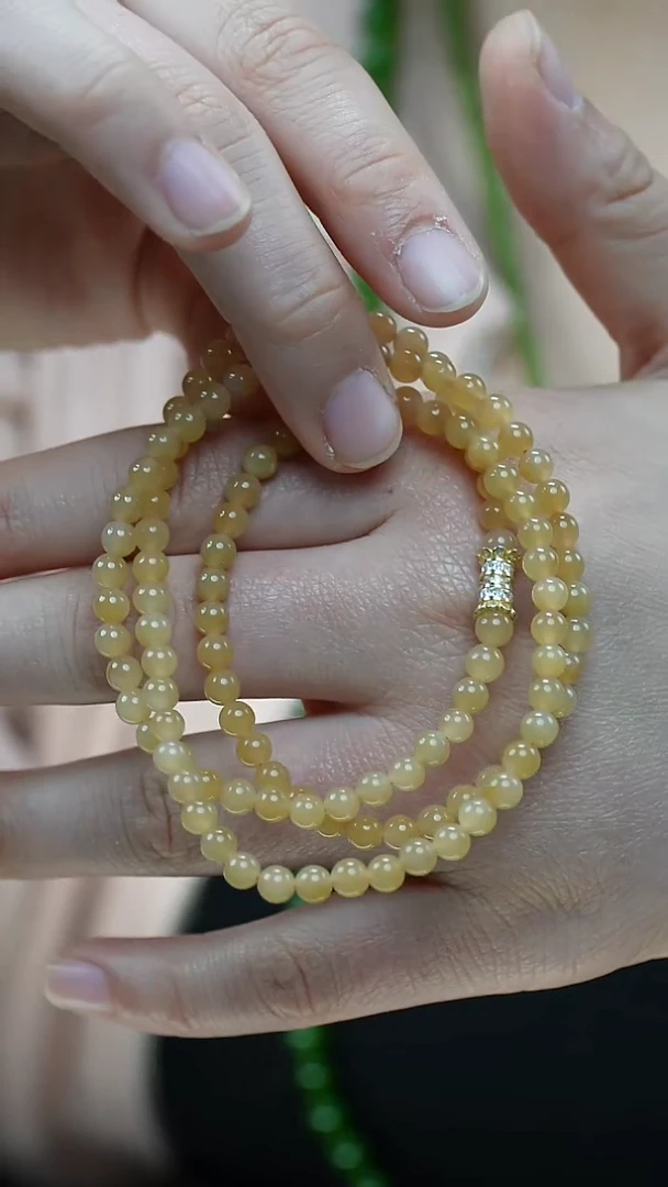 项链未镶嵌和田玉（糖玉）14