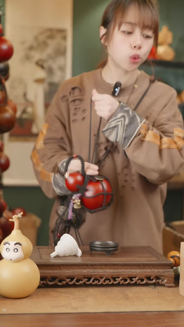 【闪购商品】123号精品天然大漆工艺防渗内胆酒葫芦~