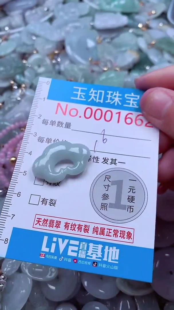 吊坠(不含链)未镶嵌翡翠1662