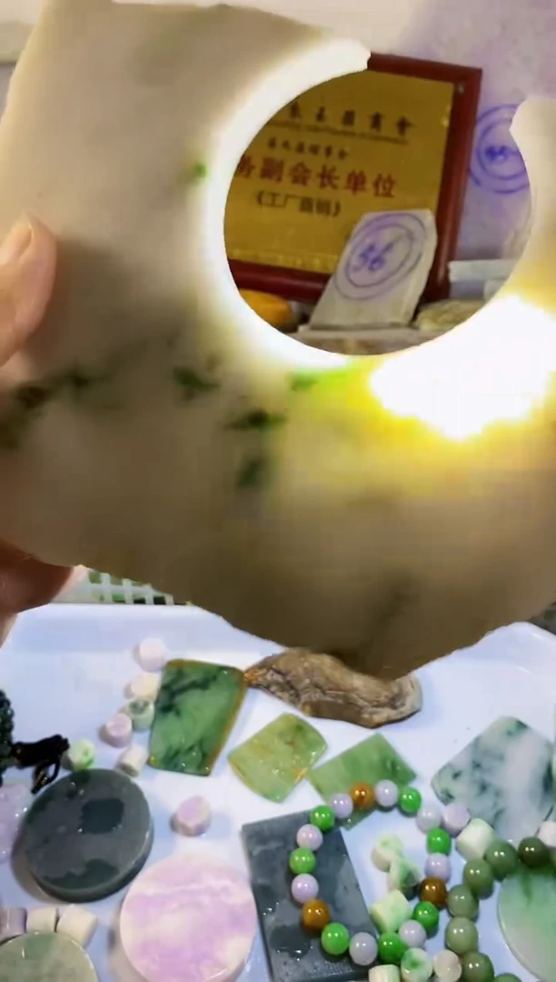 翡翠裸石未镶嵌纯天然A货翡翠61