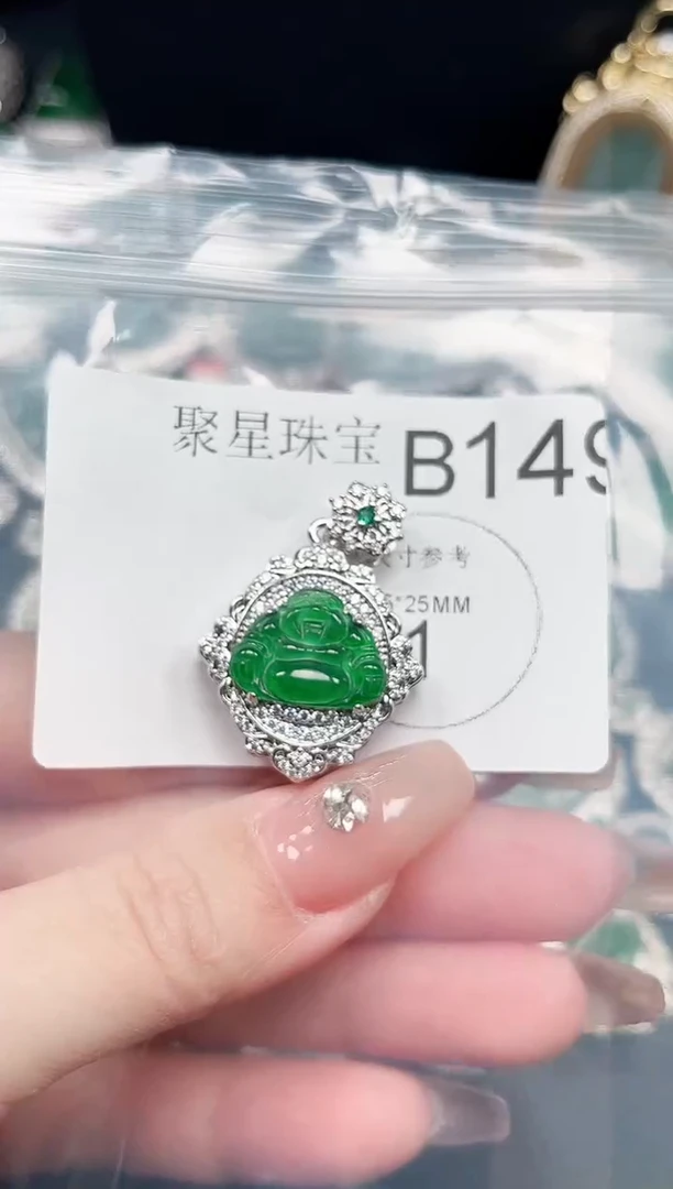 【闪购商品】翡翠颈饰未镶嵌赠皮绳149