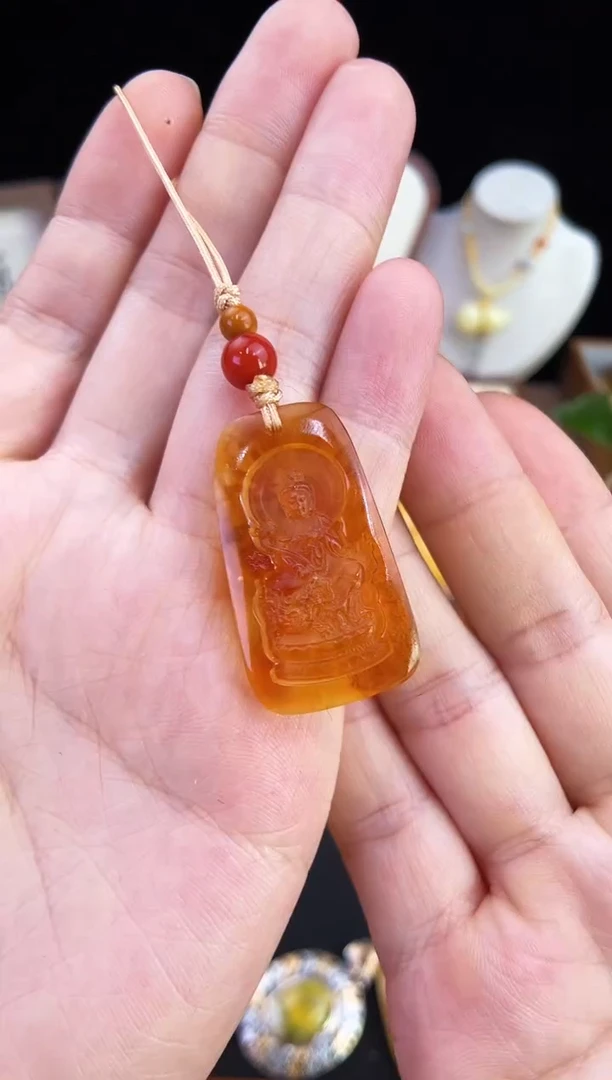 琥珀未镶嵌珠宝奇石柒月