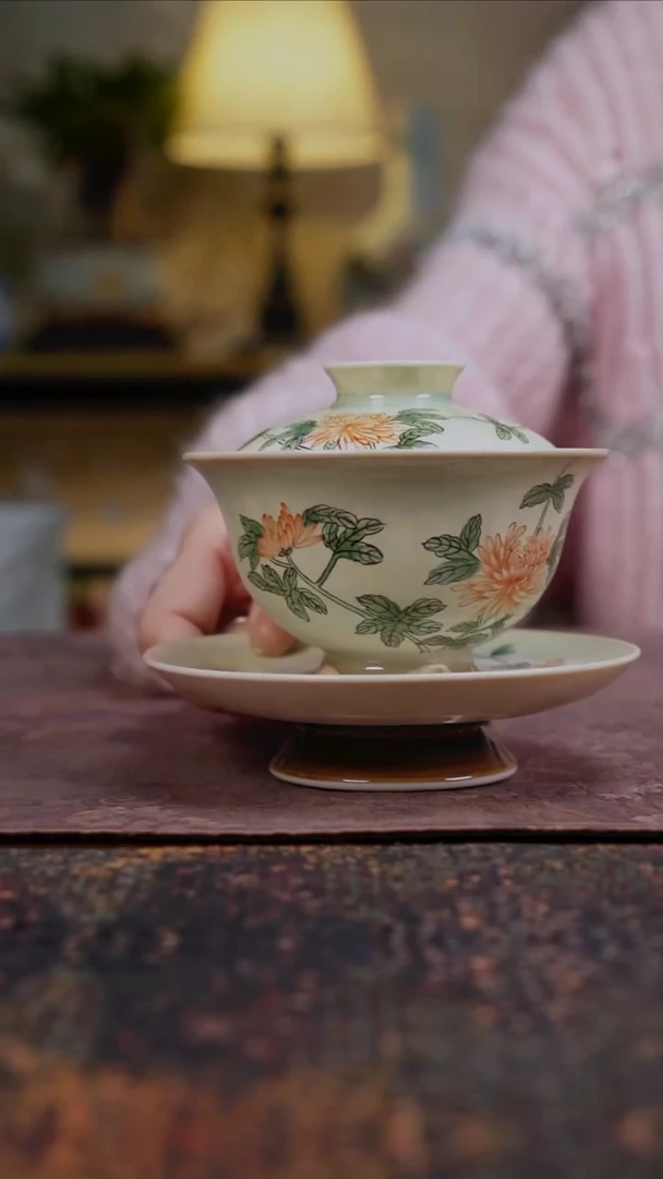 杯景德镇陶瓷杯碗柴烧多人