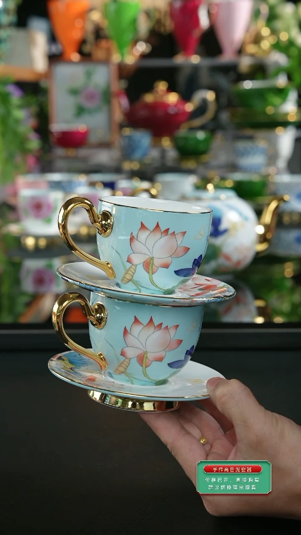 荷花，2杯2碟、、、、、、、、、、、、
