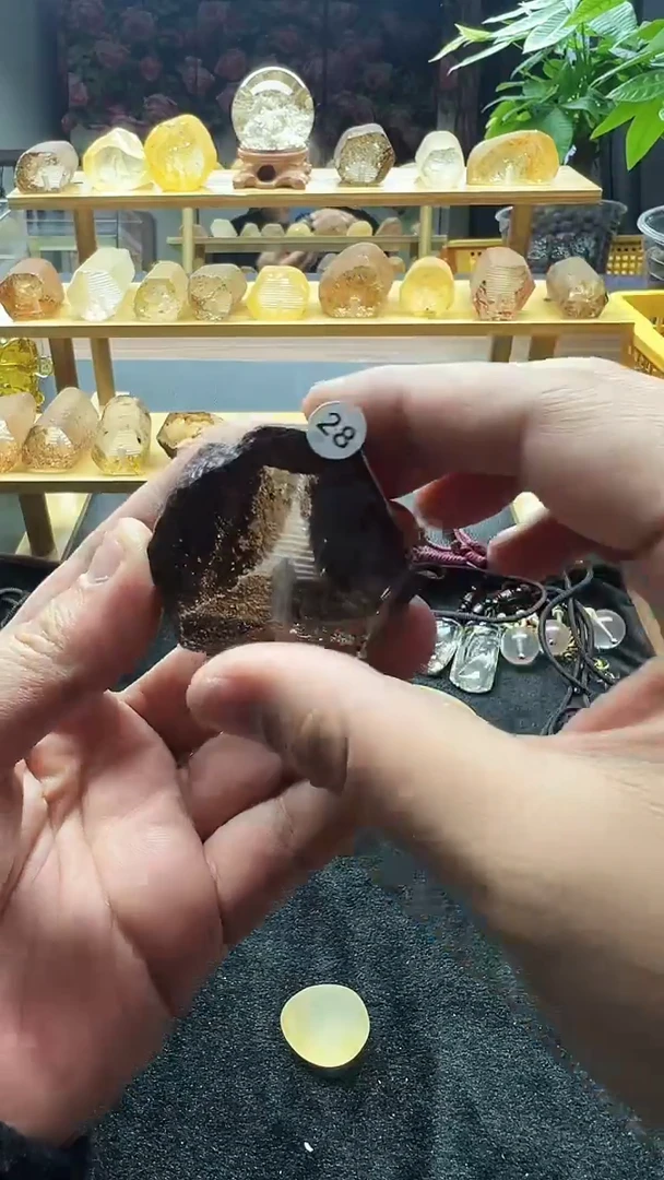 未镶嵌珠宝半成品水晶麻**脖28