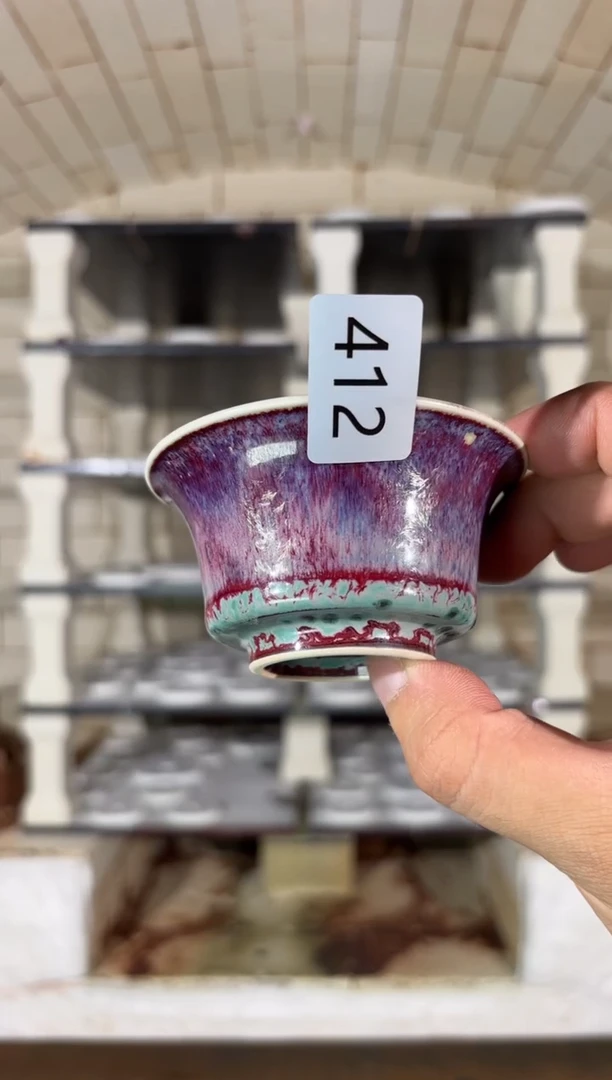 摆件精品窑变钧瓷茶器
