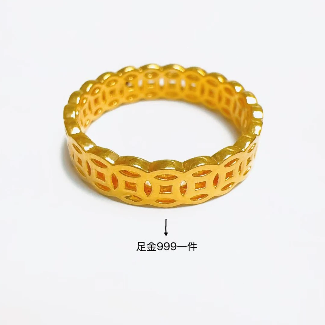 【小金姐专享】足金999金钱币钱多多（一个）RAZ264