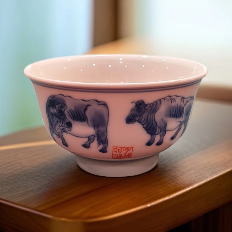 JJW-FG-A293稀土五牛单杯+礼盒