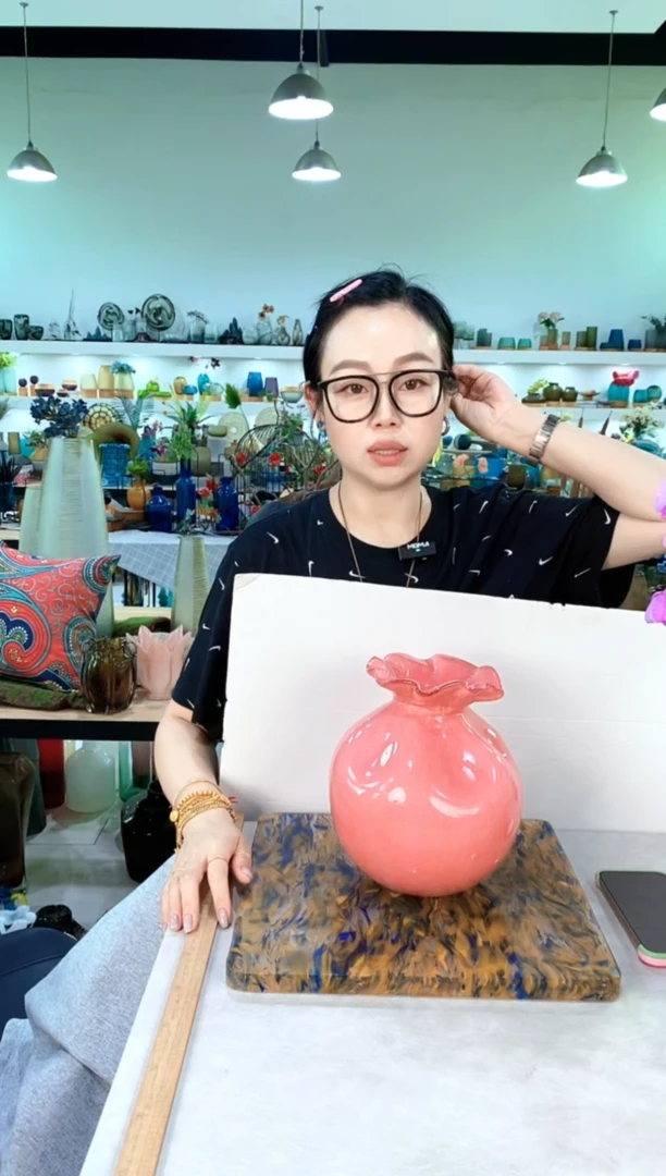 慕忆家手作琉璃花瓶