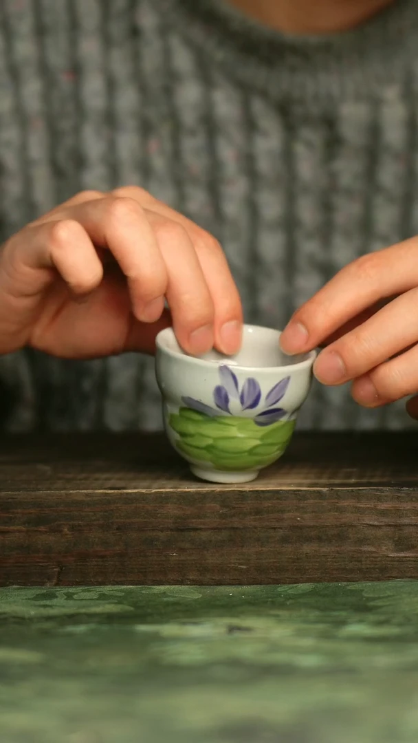 瓷器青诗集手工手绘瓷器