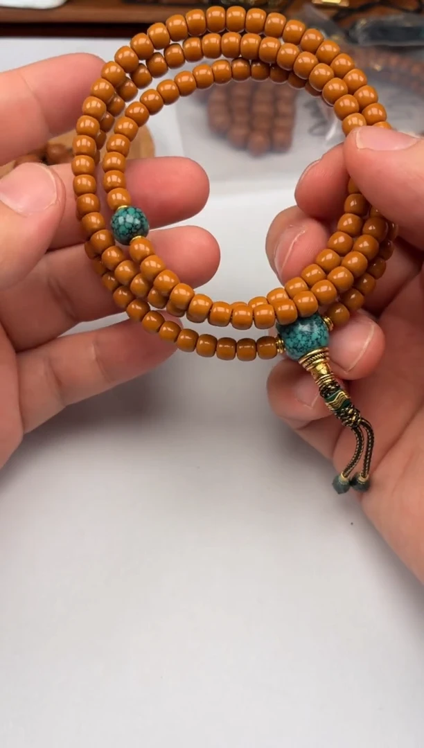 橄榄核手串核尖108素串