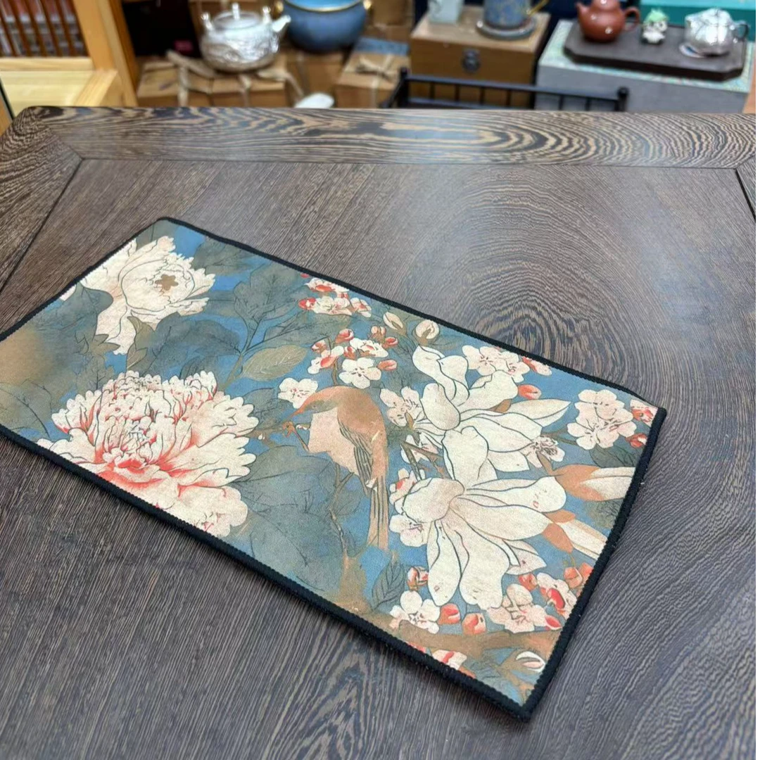 【闪购商品】玉兰牡丹花吸水茶巾