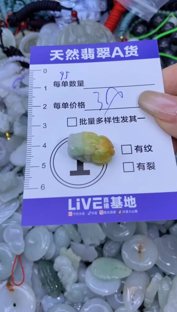 颈饰未镶嵌翡翠天然翡翠A货批量多样性发一件