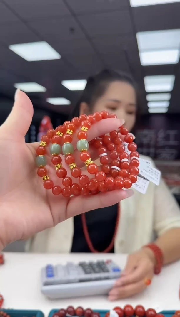 南红玛瑙珠串未镶嵌多样发其一/