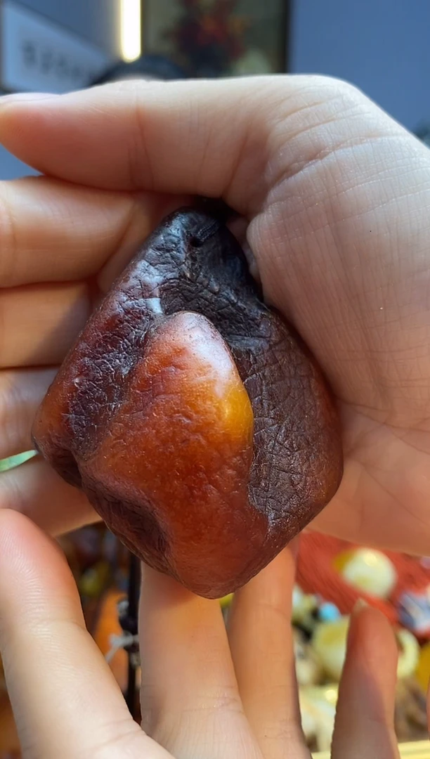 琥珀颈饰未镶嵌吊坠