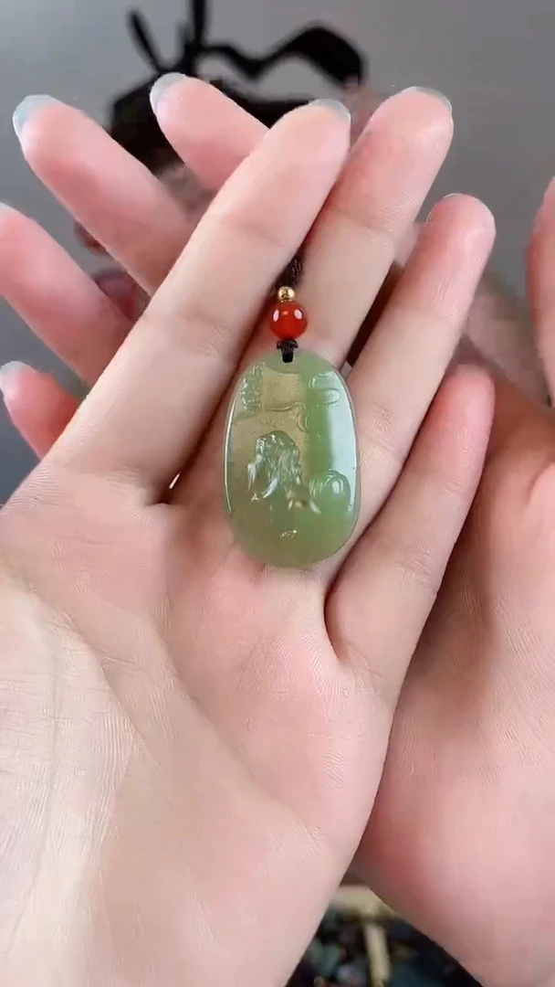 和田玉未镶嵌挂件 多样性发货，拍一发一