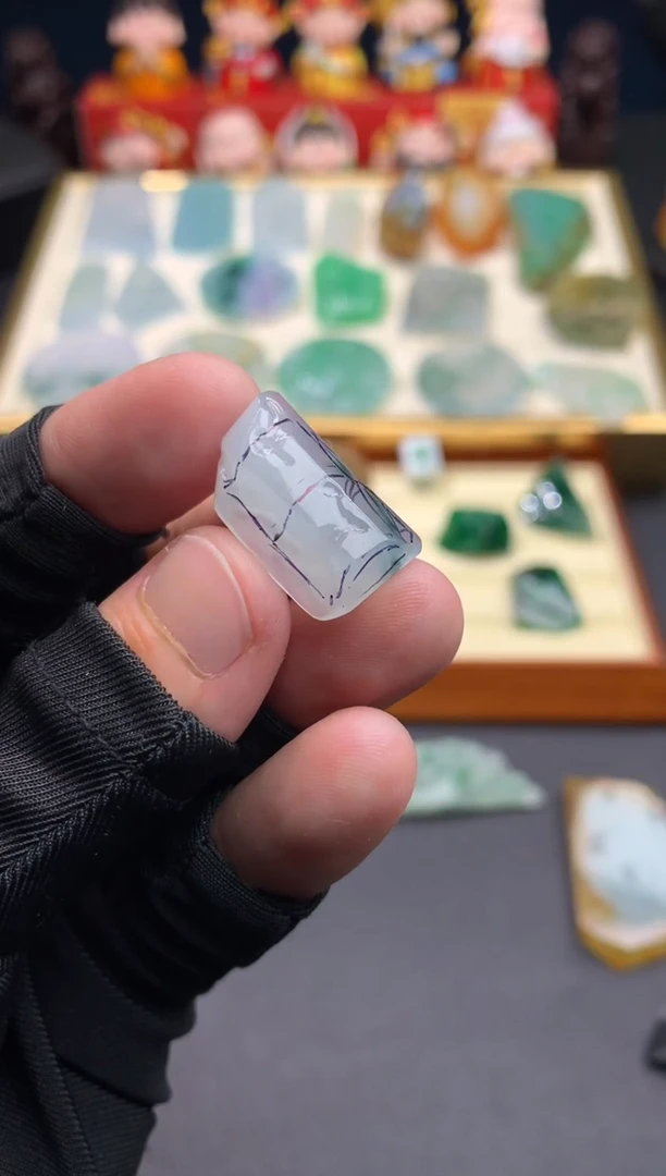 定制翡翠未镶嵌朱*园 天然翡翠 裸石（含工费）