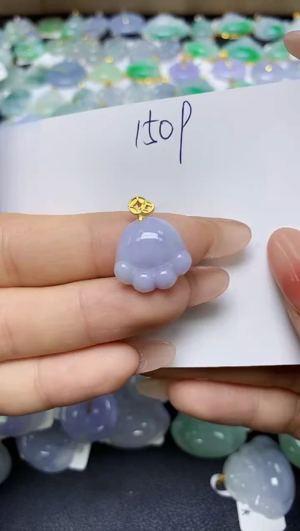 翡翠未镶嵌颈饰 天然缅甸翡翠A货