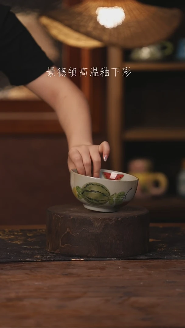 景德镇高温釉下手绘陶瓷499