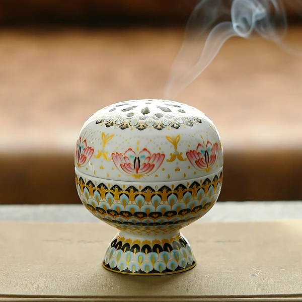 五言六器 福蝶·香炉茶室客厅家居摆件