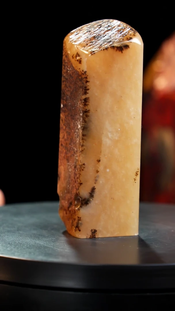 田黄石黄冻水草印章印章印章