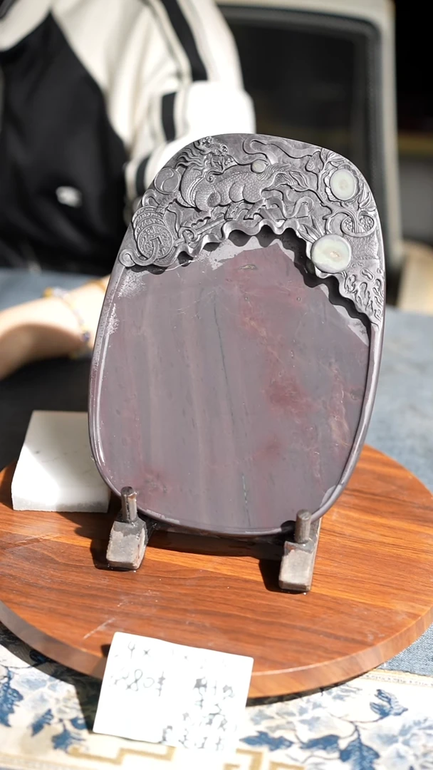 大9寸回流石眼麻子坑干净带木盒