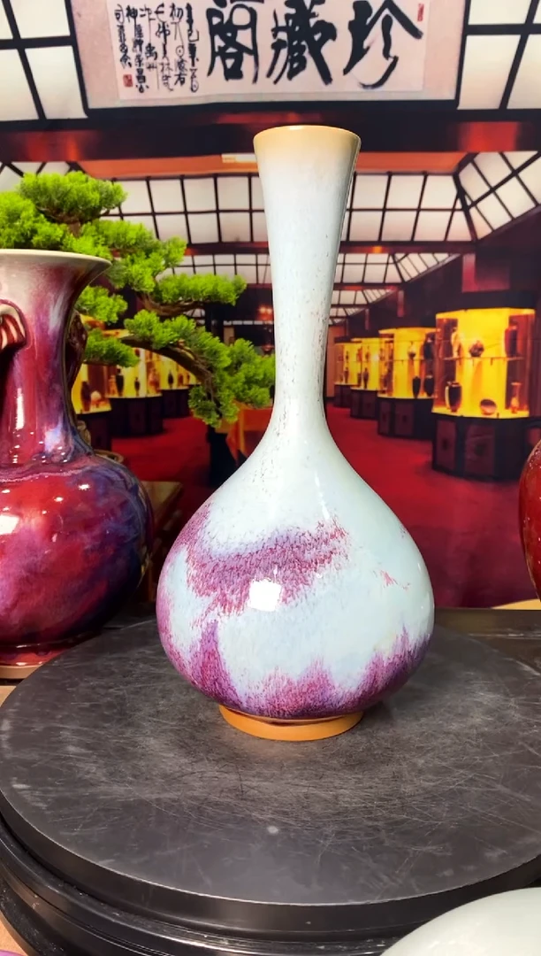 摆件大宋官窑 鹅颈瓶