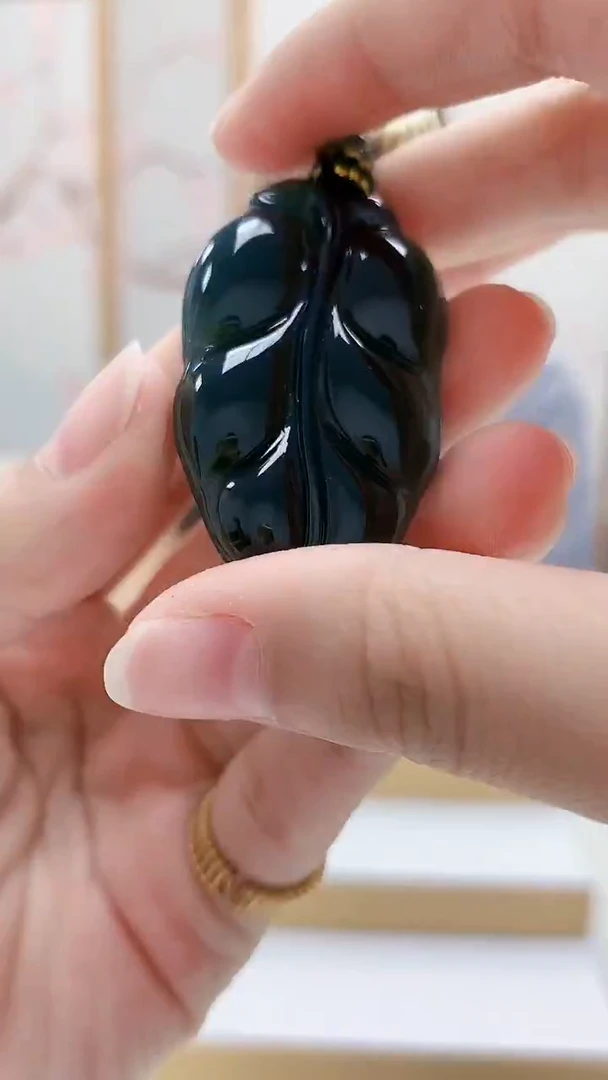 未镶嵌定制翡翠5028lr-毛货挂件28
