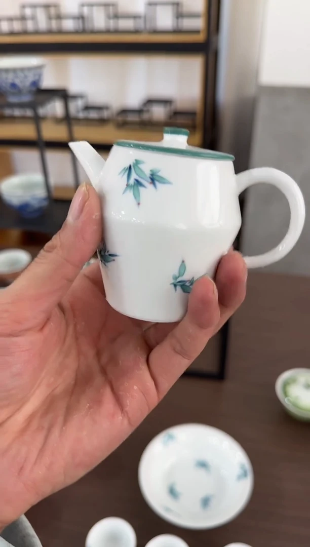 手绘竹节壶，直播间福利