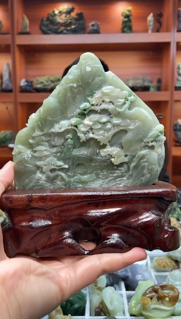 未镶嵌和田玉摆件1