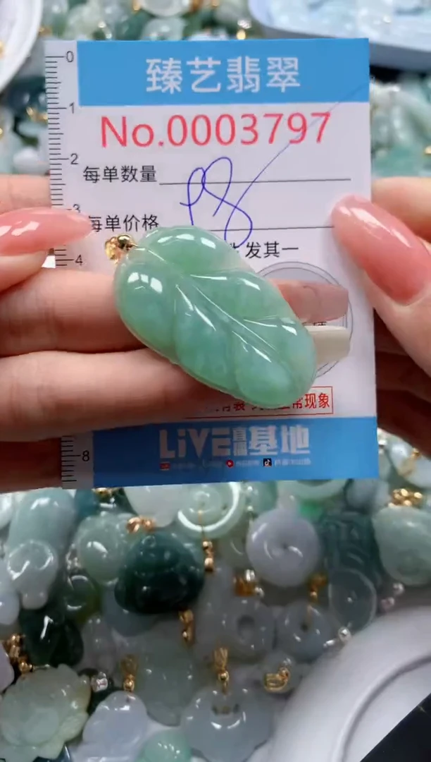 翡翠未镶嵌颈饰3798