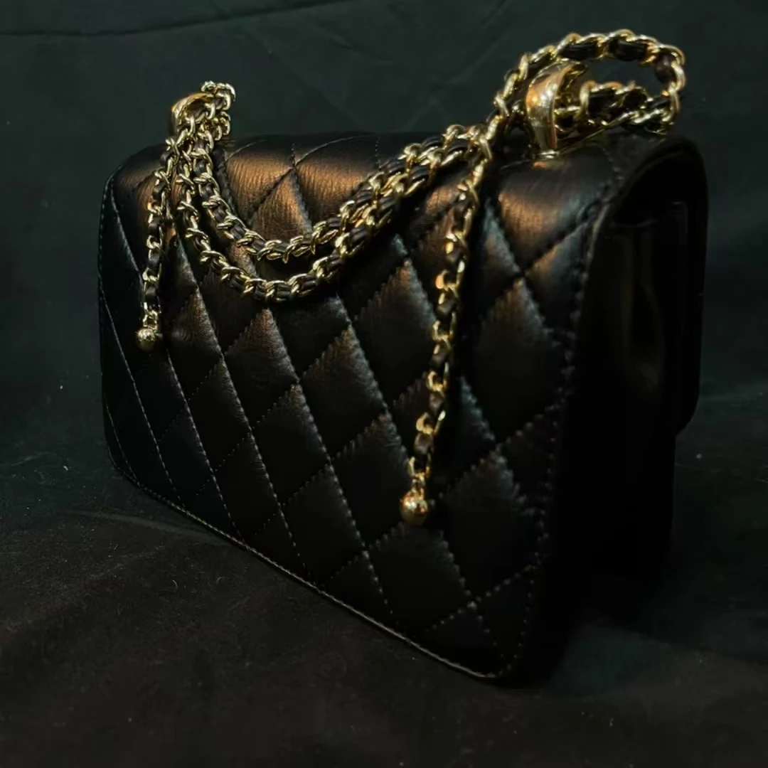 简约百搭高级感2025新大容量女包6616黑