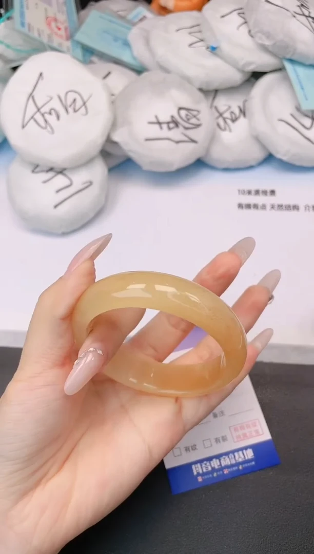 未镶嵌手镯石英质玉27H116-56+