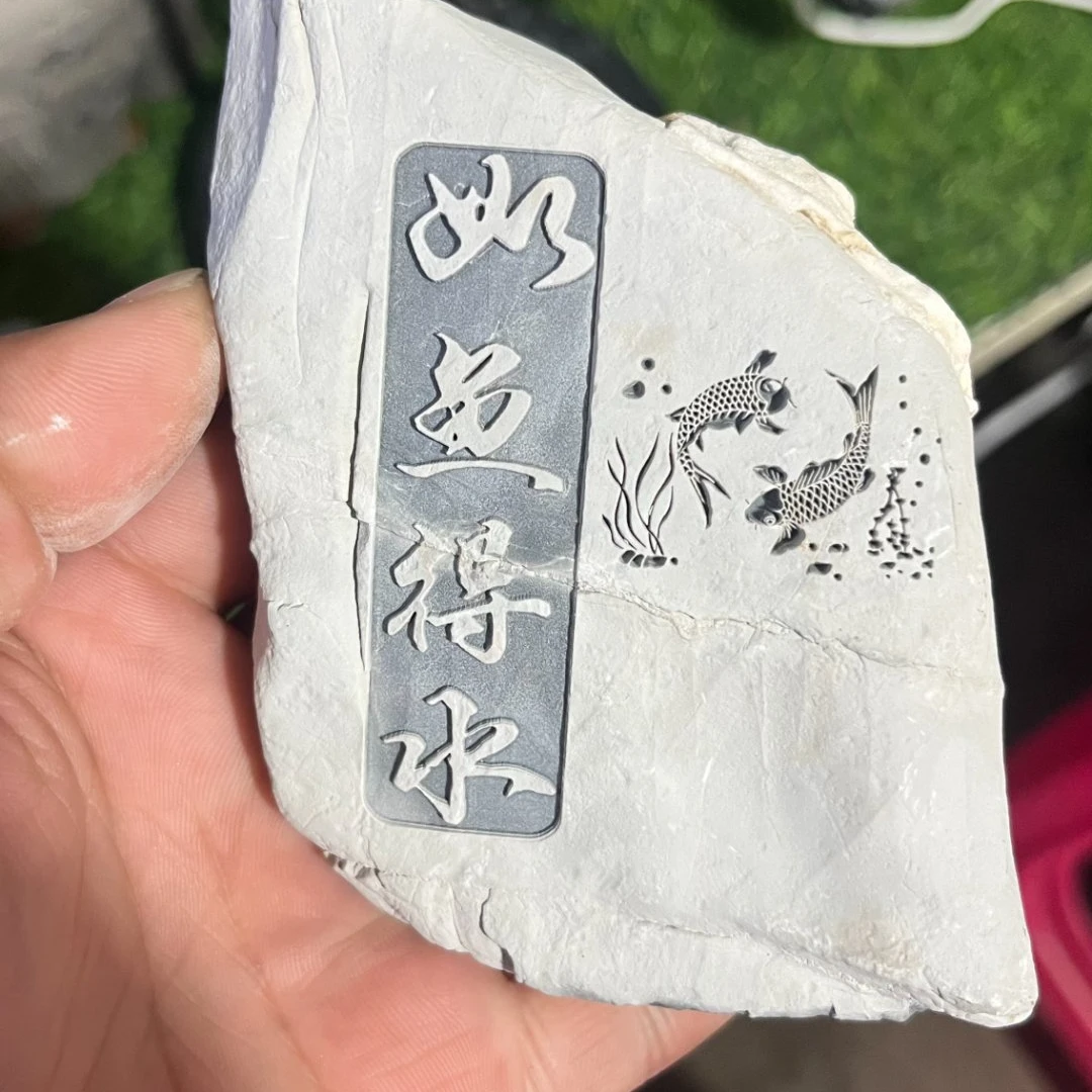 家用摆件、公司、前台、商店、鱼缸雕刻大号多功能造景