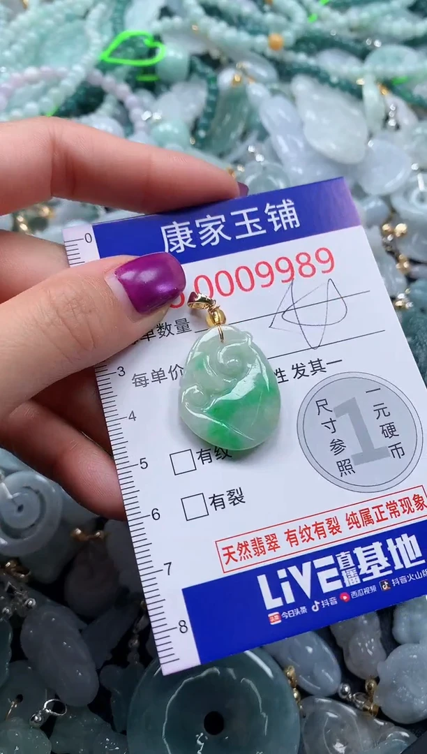 颈饰未镶嵌翡翠9989